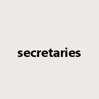 secretaries是什么意思