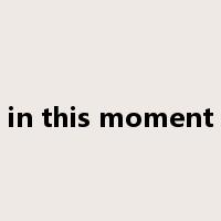 in this moment是什么意思