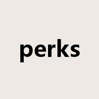 perks是什么意思