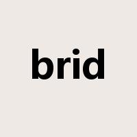 brid是什么意思