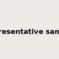 representative sample是什么意思