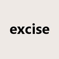 excise是什么意思