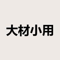 大材小用是什么意思