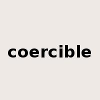 coercible是什么意思