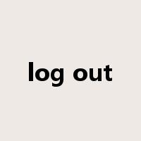 log out是什么意思