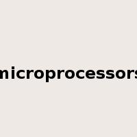 microprocessors是什么意思