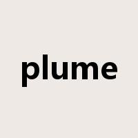 plume是什么意思