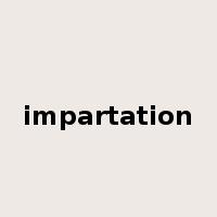 impartation是什么意思