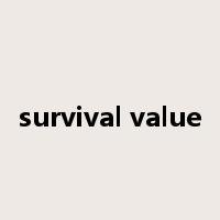 survival value是什么意思