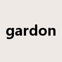 gardon是什么意思