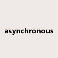 asynchronous是什么意思