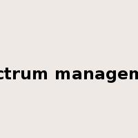 spectrum management是什么意思