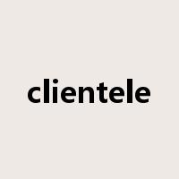 clientele是什么意思