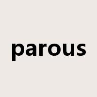 parous是什么意思