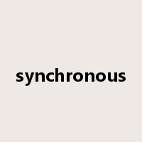 synchronous是什么意思
