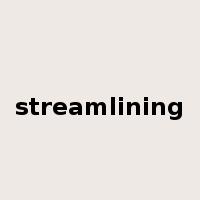 streamlining是什么意思
