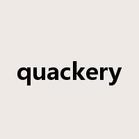 quackery是什么意思