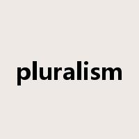 pluralism是什么意思