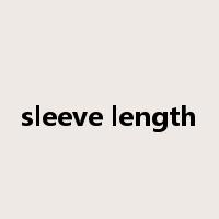 sleeve length是什么意思