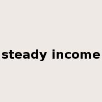 steady income是什么意思