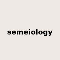semeiology是什么意思