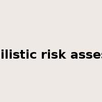 probabilistic risk assessment是什么意思