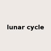lunar cycle是什么意思