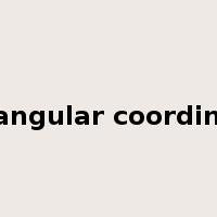 rectangular coordinates是什么意思