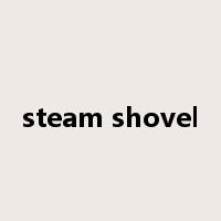 steam shovel是什么意思