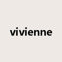 vivienne是什么意思