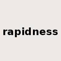 rapidness是什么意思