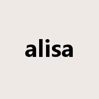 alisa是什么意思