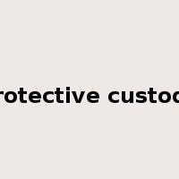 protective custody是什么意思