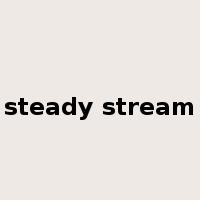 steady stream是什么意思