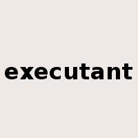 executant是什么意思