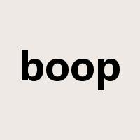 boop是什么意思