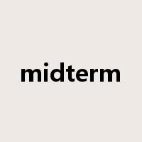 midterm是什么意思