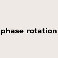 phase rotation是什么意思