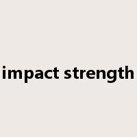 impact strength是什么意思