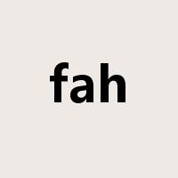 fah是什么意思