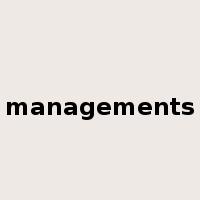 managements是什么意思