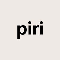 piri是什么意思