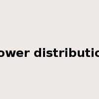 power distribution是什么意思