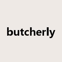 butcherly是什么意思