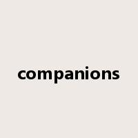 companions是什么意思