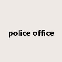 police office是什么意思
