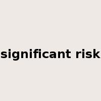 significant risk是什么意思