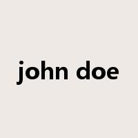 john doe是什么意思