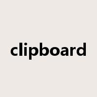 clipboard是什么意思