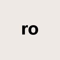 ro是什么意思